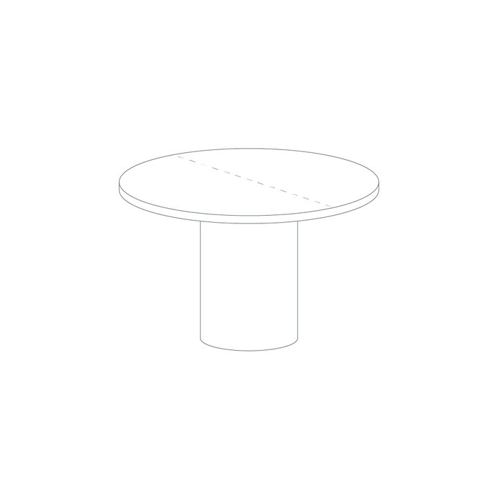 column round dining table drawings