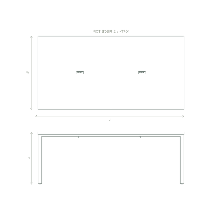 workshop conference table dimensions